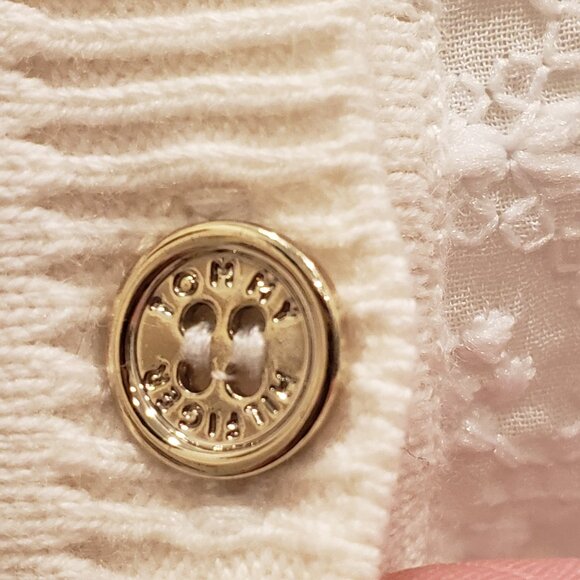 Tommy Hilfiger Palm Beach Ivy Button Up Sweater Size Medium - Picture 4 of 8